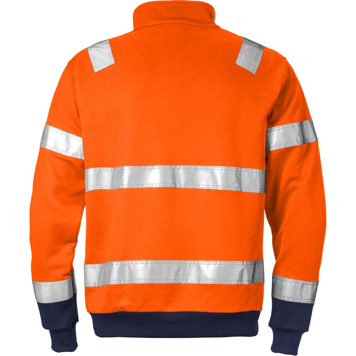 FRISTADS HIGH VIS ZIPPER-SWEATSHIRT KL.3 728 SHV