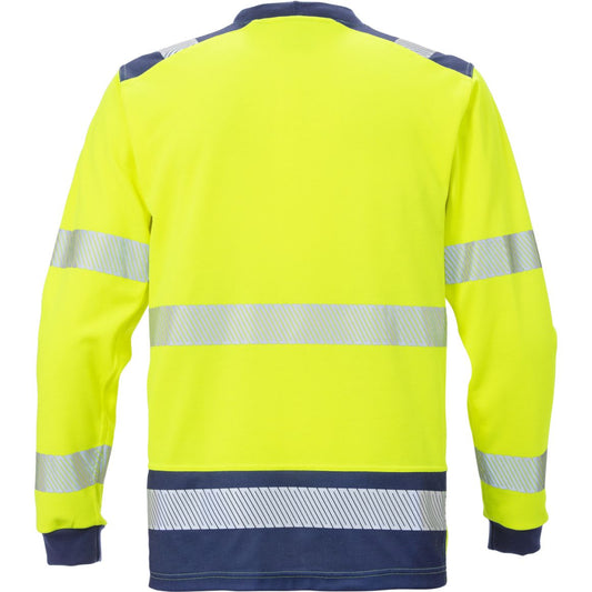 FRISTADS HIGH VIS T-SHIRT LANGARM KL.3 7724 THV