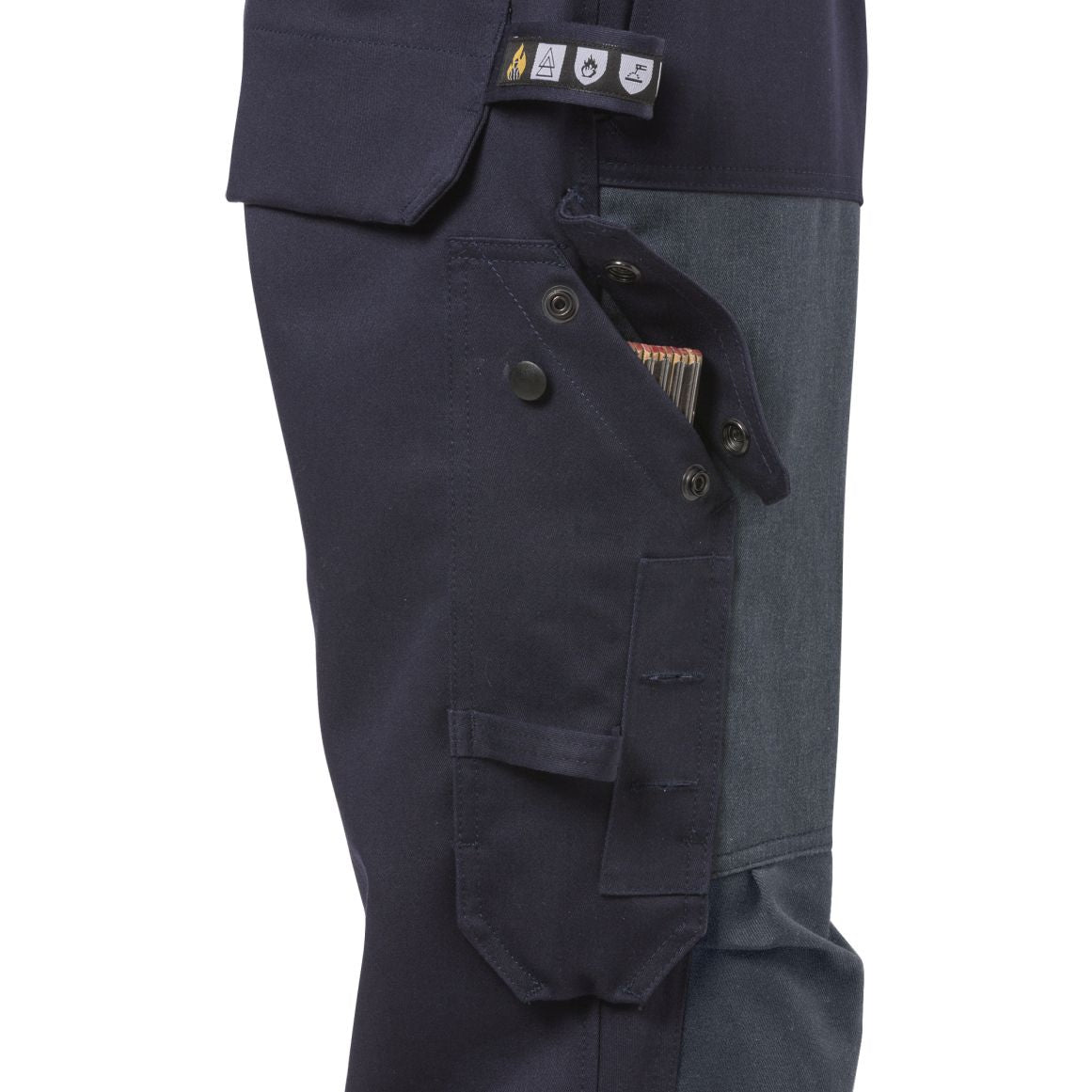 FRISTADS FLAME HIGH VIS HOSE DAMEN KL.1 2591 FLAM