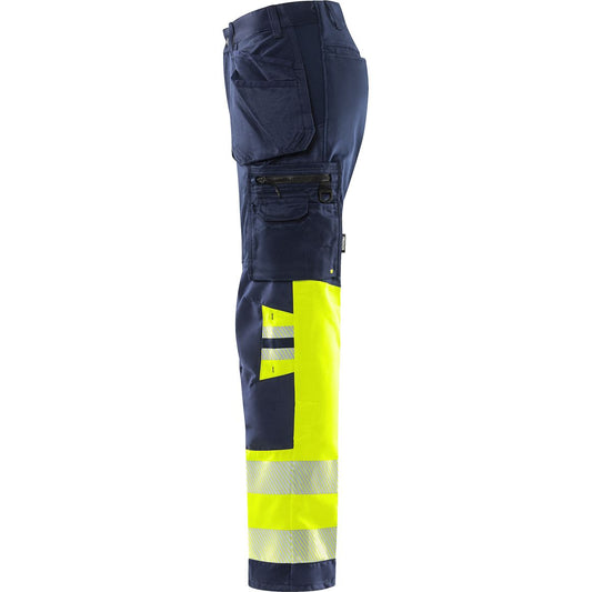 Fristads HIGH VIS HANDWERKER STRETCH-HOSE KL.1 2706 PLU