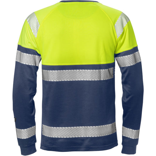 FRISTADS HIGH VIS T-SHIRT LANGARM KL.1 7519 THV
