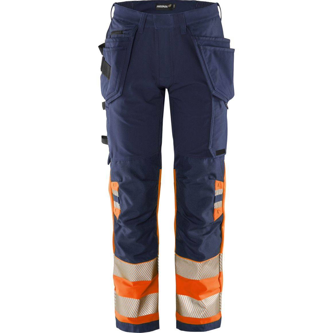 FRISTADS HIGH VIS GREEN HANDWERKER STRETCHHOSE KL.1 2643 GSTP