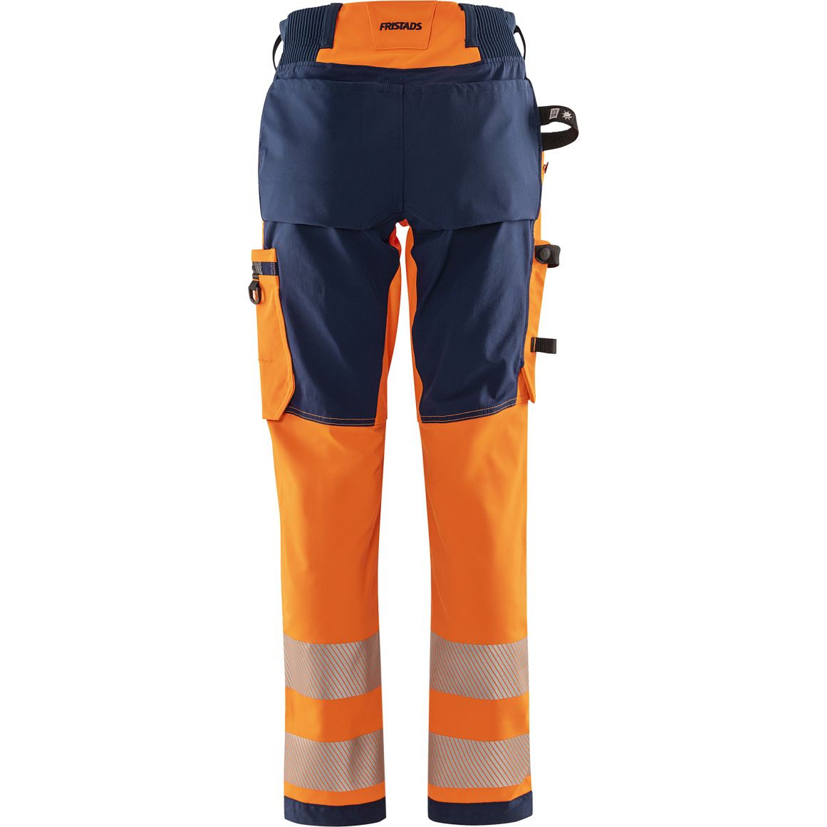FRISTADS HIGH VIS GREEN STRETCHHOSE DAMEN, KL.2 2665 GSTP