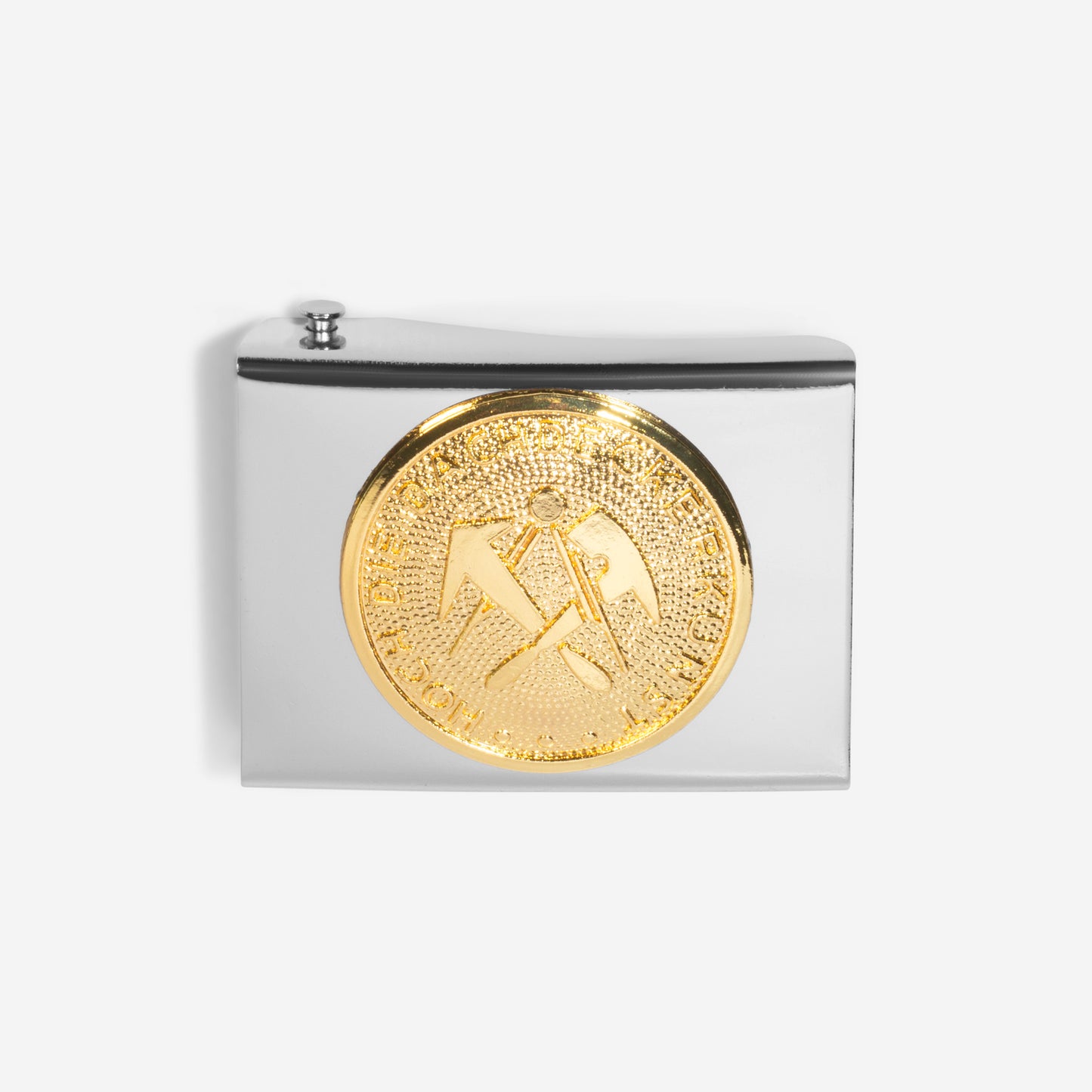 FHB Koppelschloss Silber mit goldenem Zunftzeichen