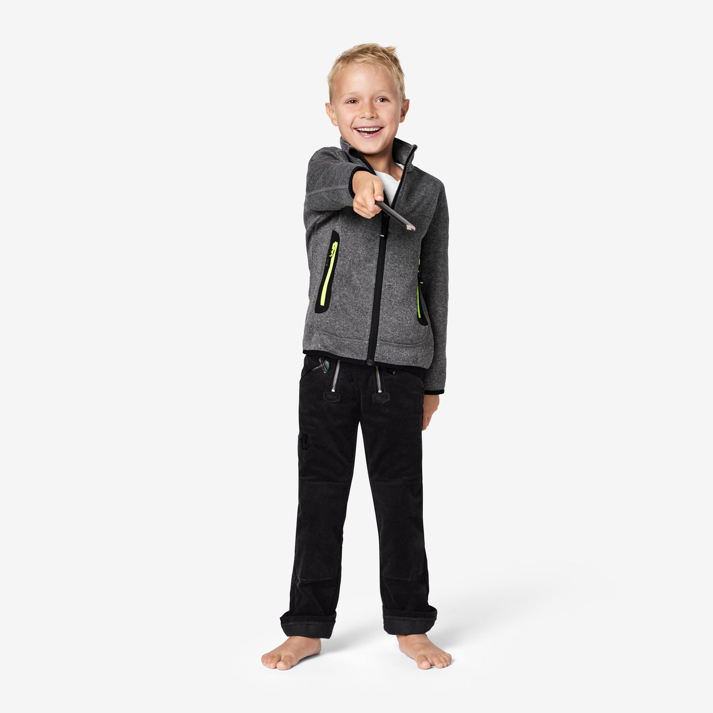 FHB - Strick-Fleecejacke für Kinder - MATS