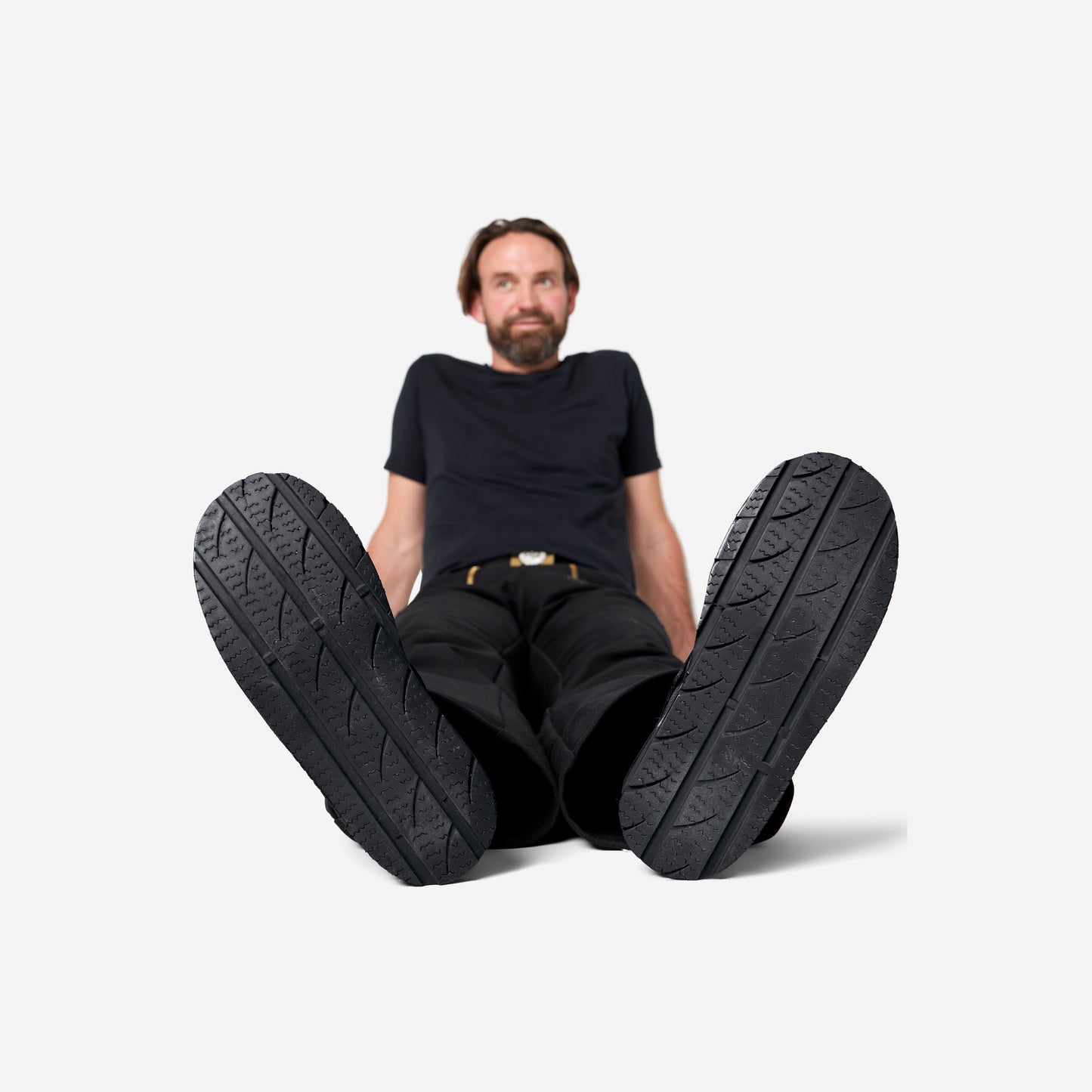 FHB Dachdeckerhalbschuh Autoreifen Doppelschnalle - WILLI