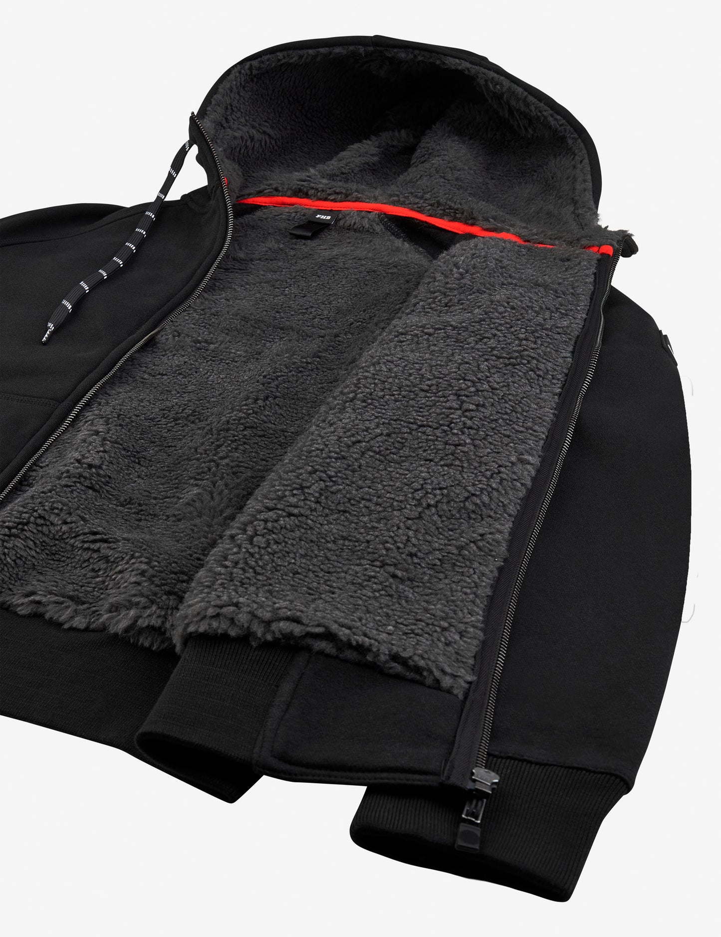 FHB Sweater-Jacke mit Kapuze und Webpelz - JÖRG