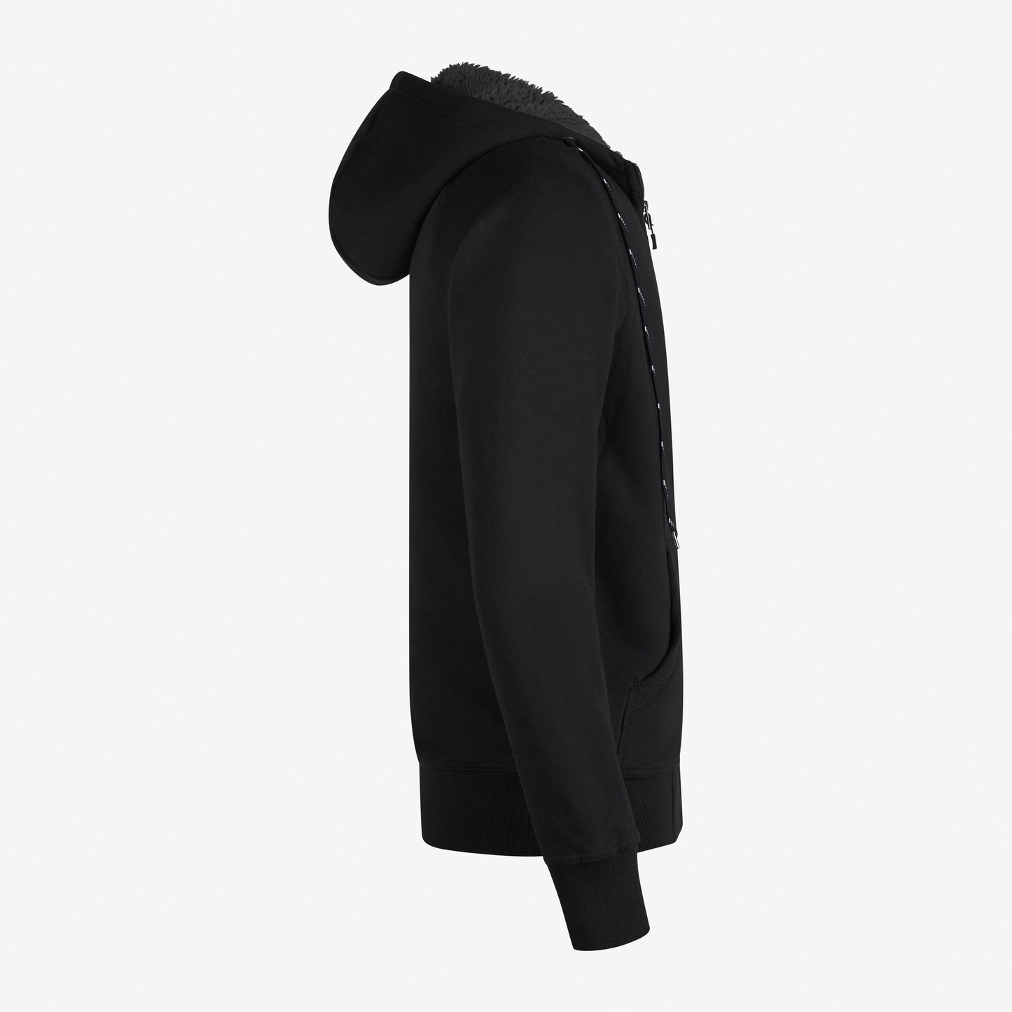 FHB Sweater-Jacke mit Kapuze und Webpelz - JÖRG