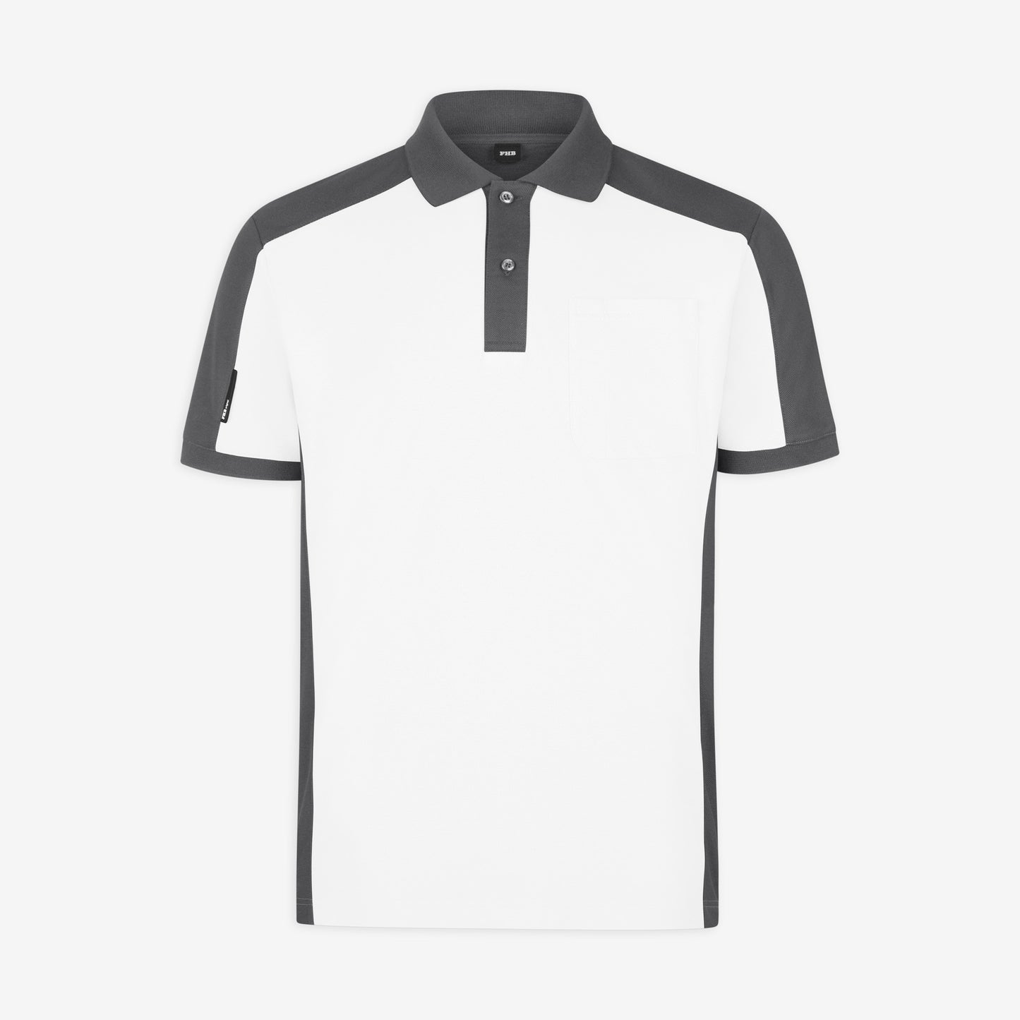 FHB Polo-Shirt zweifarbig - KONRAD