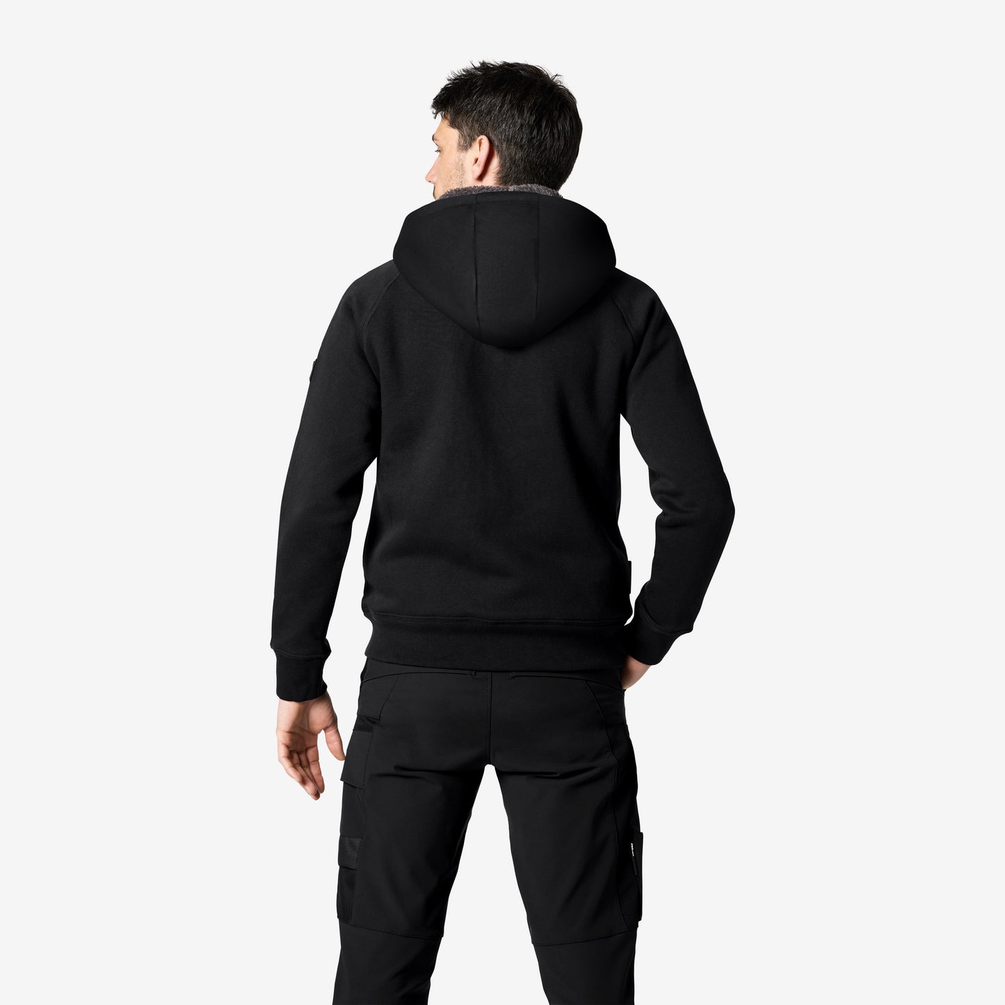 FHB Sweater-Jacke mit Kapuze und Webpelz - JÖRG