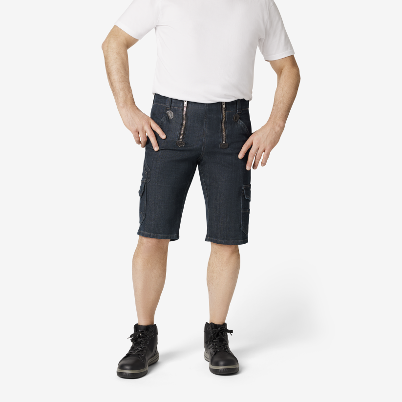 FHB Zunft-Bermuda, Stretch-Jeans - VOLKMAR