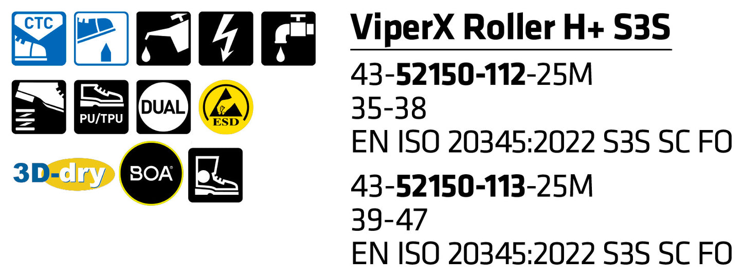 ViperX Roller H+ S3S