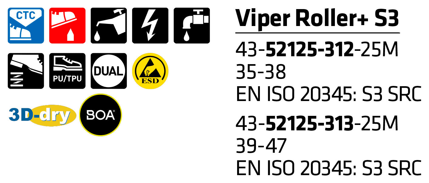 Sievi - Viper Roller+ S3