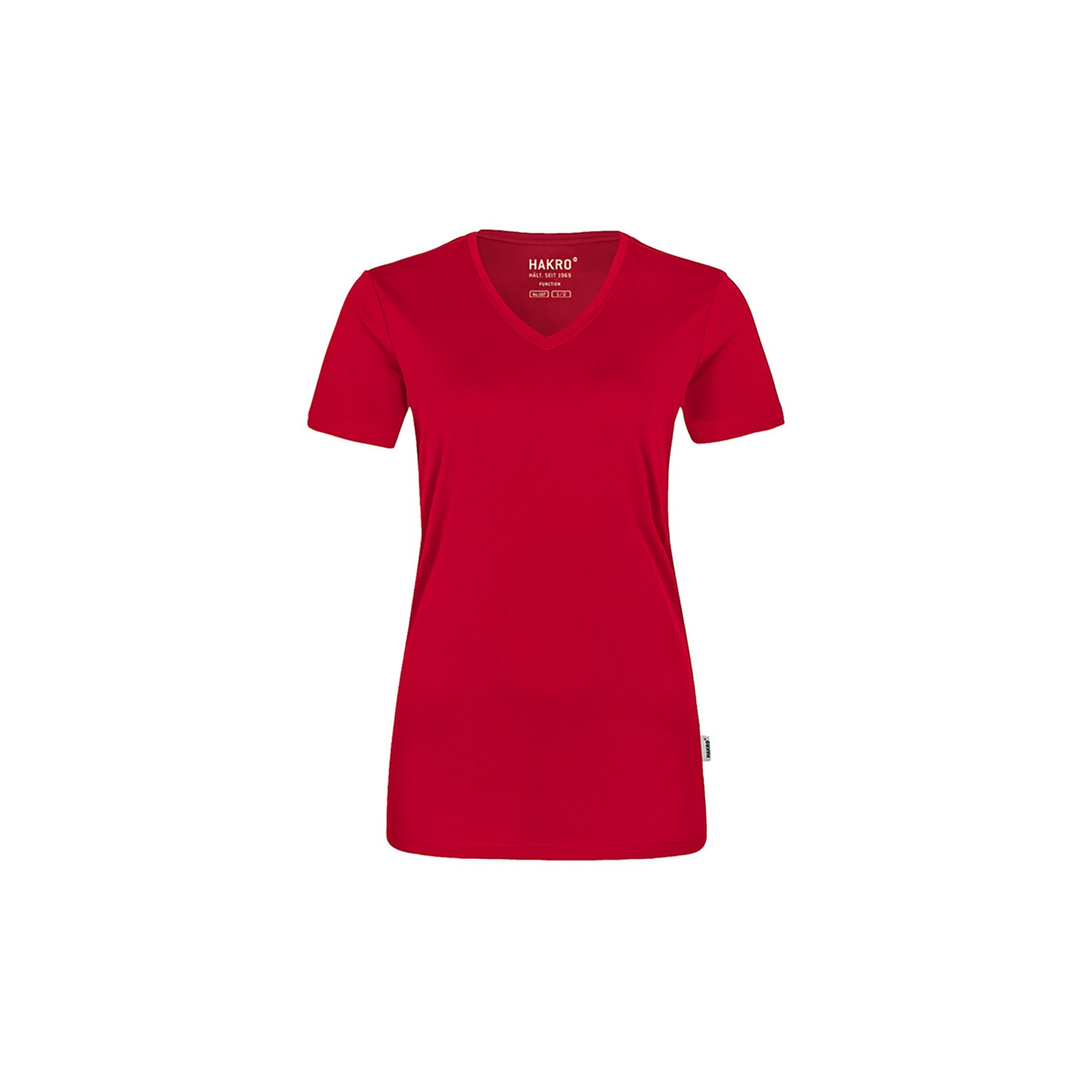 HAKRO - DAMEN V-Shirt Classic COOLMAX®
