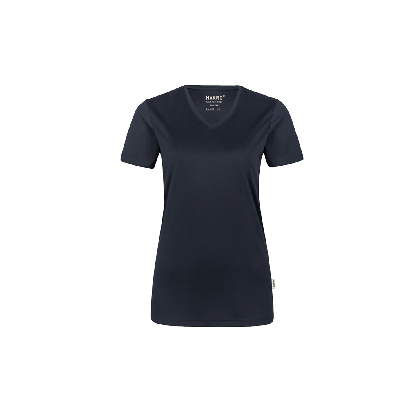 HAKRO - DAMEN V-Shirt Classic COOLMAX®