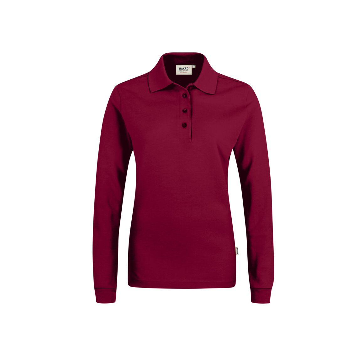 HAKRO - DAMEN Longsleeve-Poloshirt MIKRALINAR®