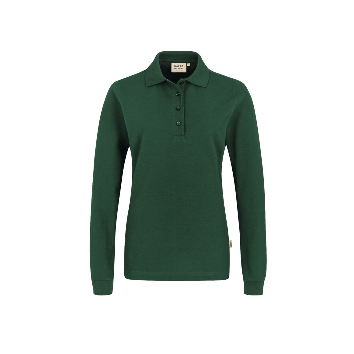 HAKRO - DAMEN Longsleeve-Poloshirt MIKRALINAR®