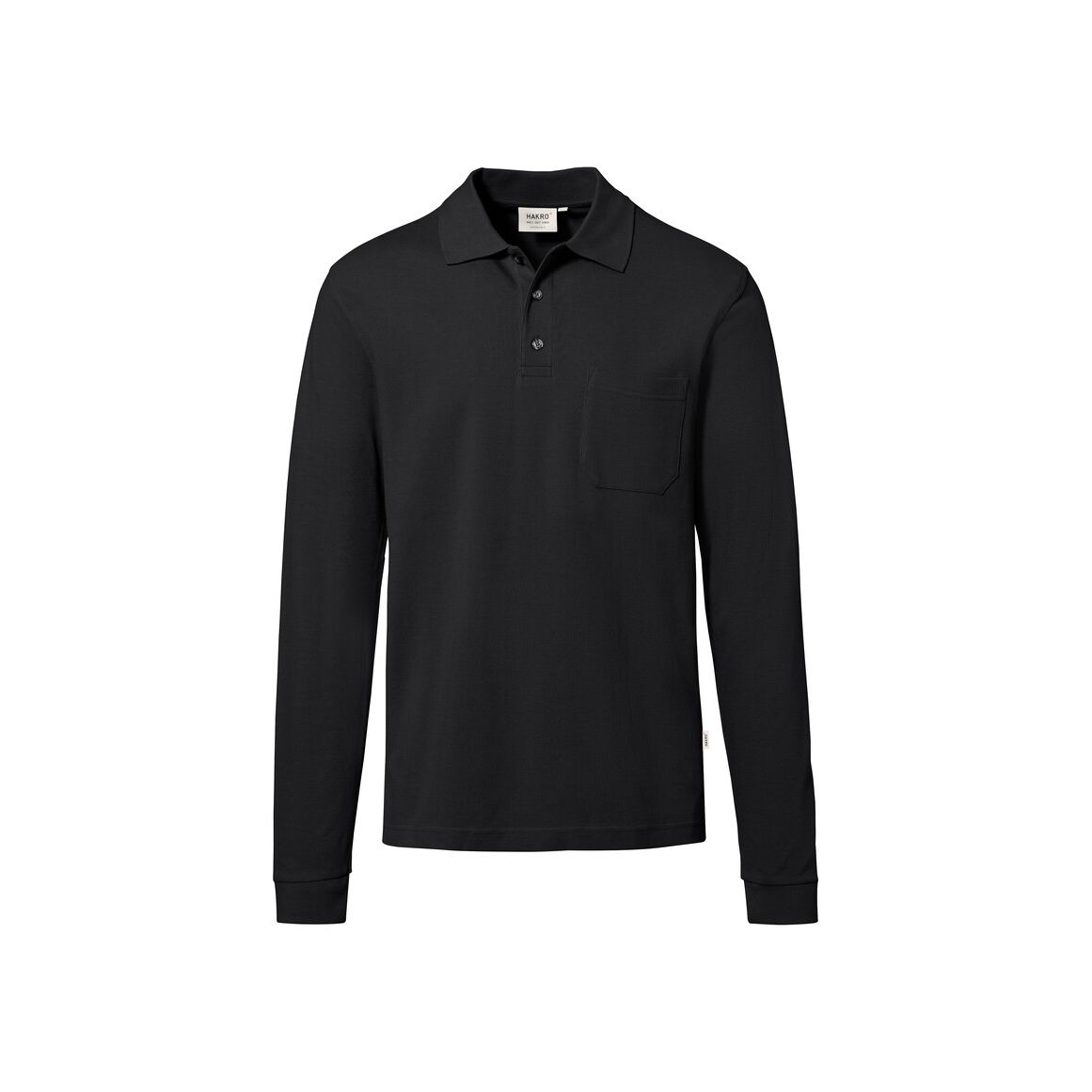 HAKRO - Pocket-Longsleeve-Polo MIKRALINAR® ECO