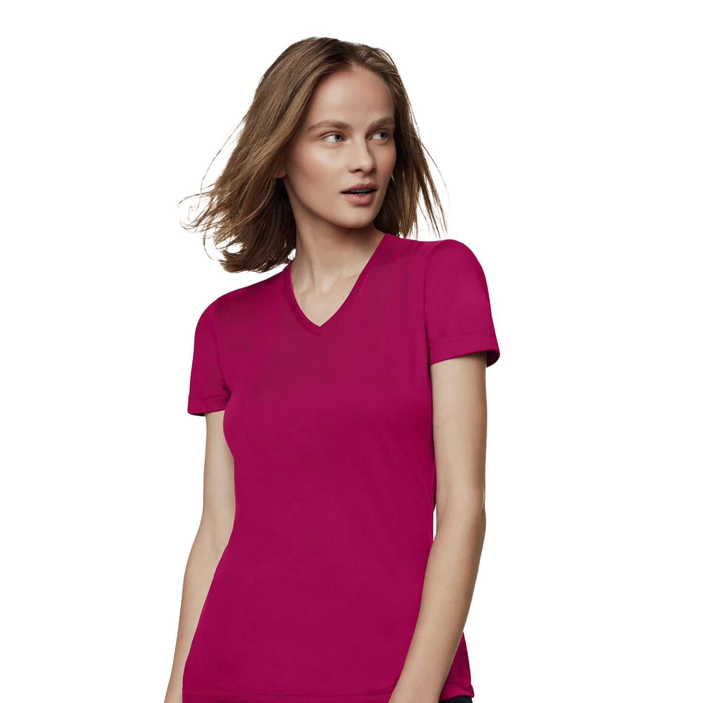 HAKRO - DAMEN - V-Shirt MIKRALINAR®
