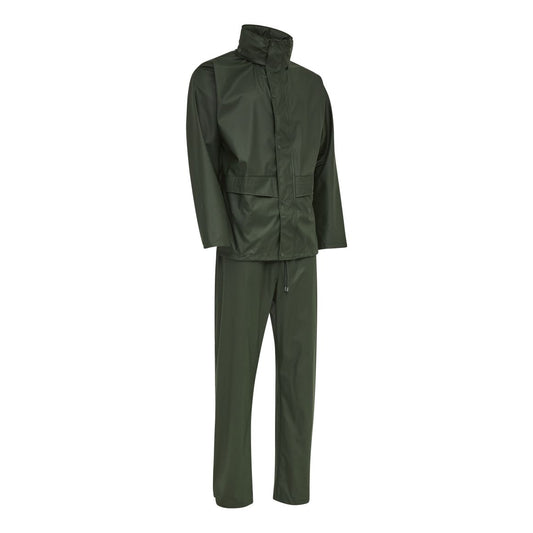 ELKA DRY ZONE REGENJACKE UND REGENHOSE PU REGENANZUG