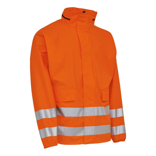 ELKA PU VISIBLE REGENJACKE MIT REFLEXSTREIFEN
