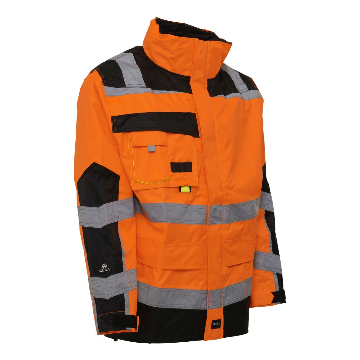 ELKA Visible Xtreme Oxford Regenjacke mit Reflexband