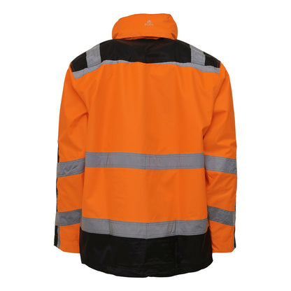 ELKA Visible Xtreme Oxford Regenjacke mit Reflexband