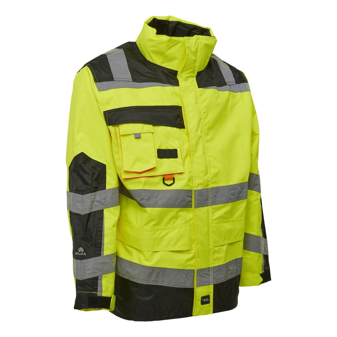 ELKA Visible Xtreme Oxford Regenjacke mit Reflexband