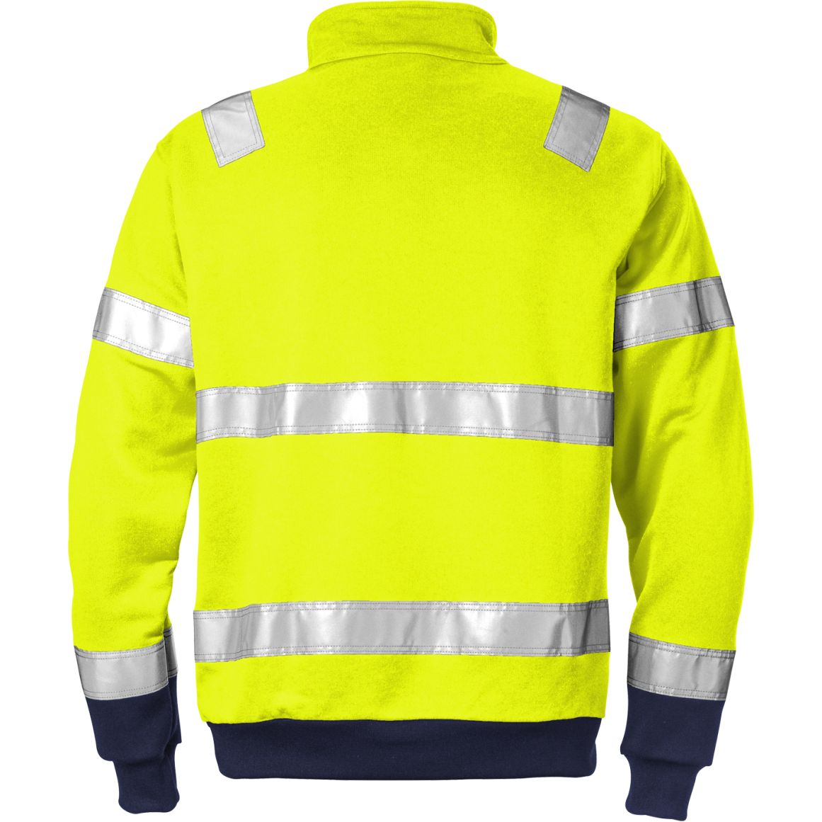 FRISTADS HIGH VIS ZIPPER-SWEATSHIRT KL.3 728 SHV