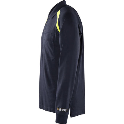 FRISTADS FLAMESTAT POLOSHIRT LANGARM 784 PFLA