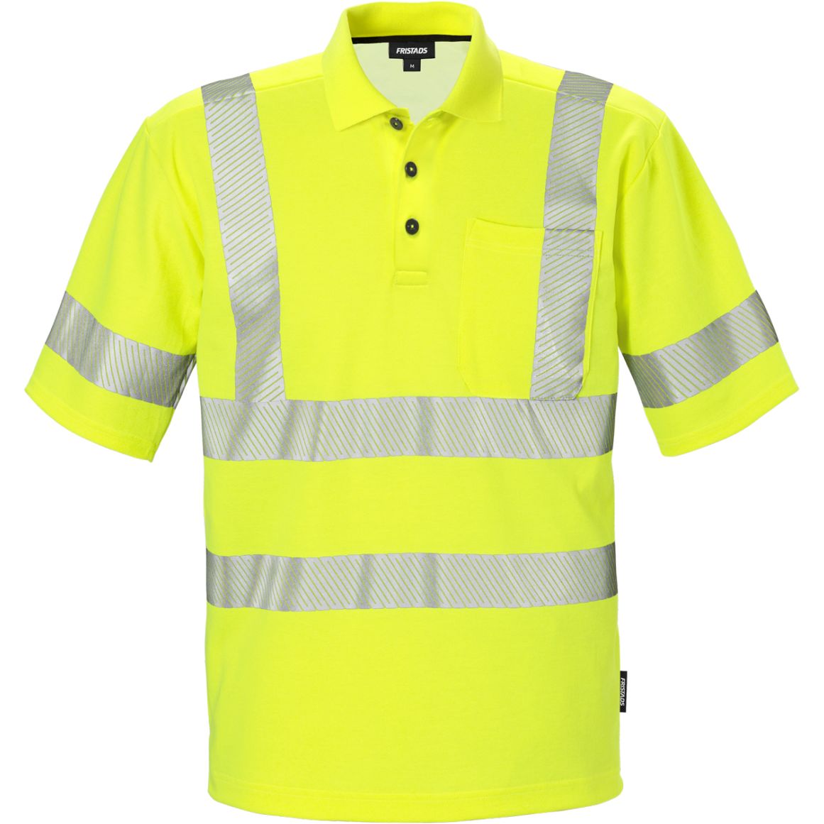 FRISTADS HIGH VIS POLOSHIRT KL. 2 7406 GPHV