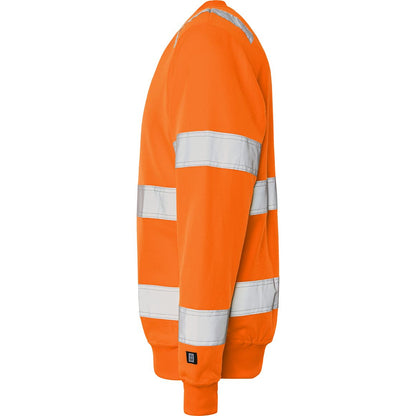 FRISTADS HIGH VIS SWEATSHIRT KL.3 7446 SHV