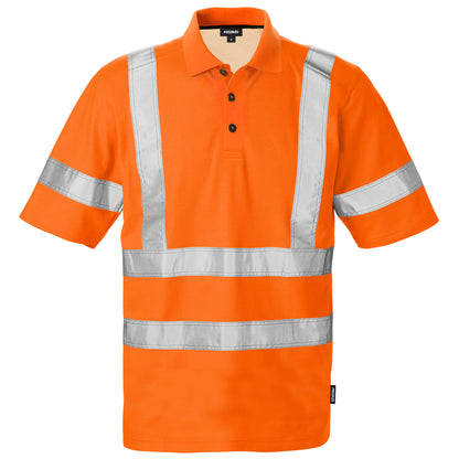 Fristads HIGH VIS POLOSHIRT 7025 KL. 3 PHV