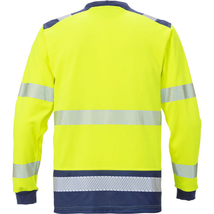 FRISTADS HIGH VIS T-SHIRT LANGARM KL.3 7724 THV