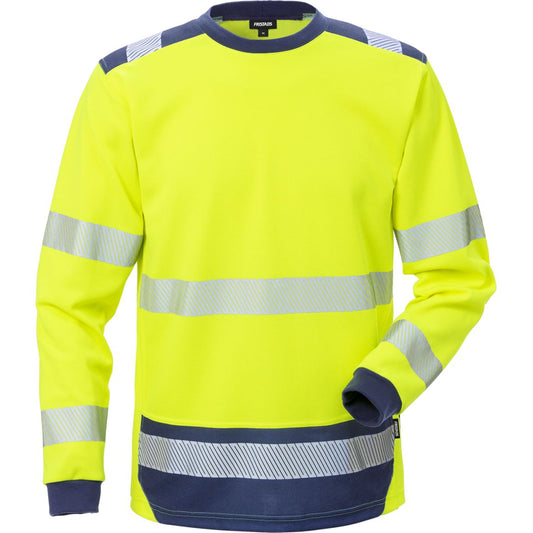 FRISTADS HIGH VIS T-SHIRT LANGARM KL.3 7724 THV