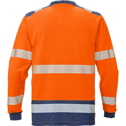 FRISTADS HIGH VIS T-SHIRT LANGARM KL.3 7724 THV
