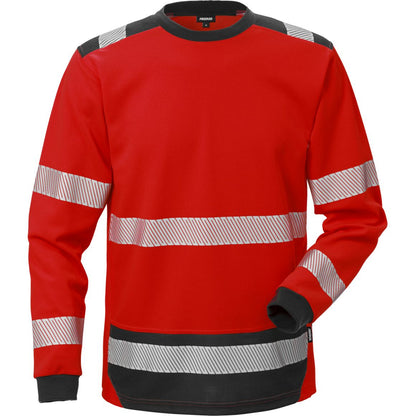 FRISTADS HIGH VIS T-SHIRT LANGARM KL.3 7724 THV