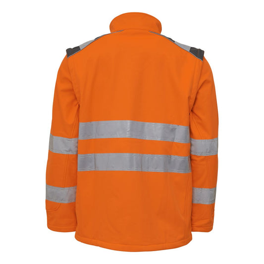 ELKA Visible Xtreme Softshelljacke mit extra Rückenlänge