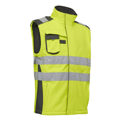 ELKA Visible Xtreme Softshelljacke mit extra Rückenlänge