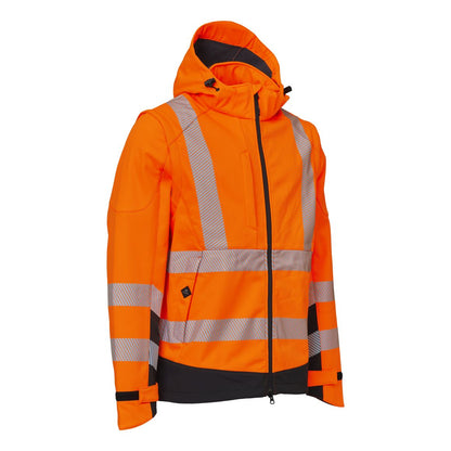 ELKA Visible Xtreme Softshelljacke mit abnehmbaren Ärmeln