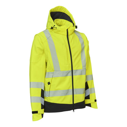 ELKA Visible Xtreme Softshelljacke mit abnehmbaren Ärmeln