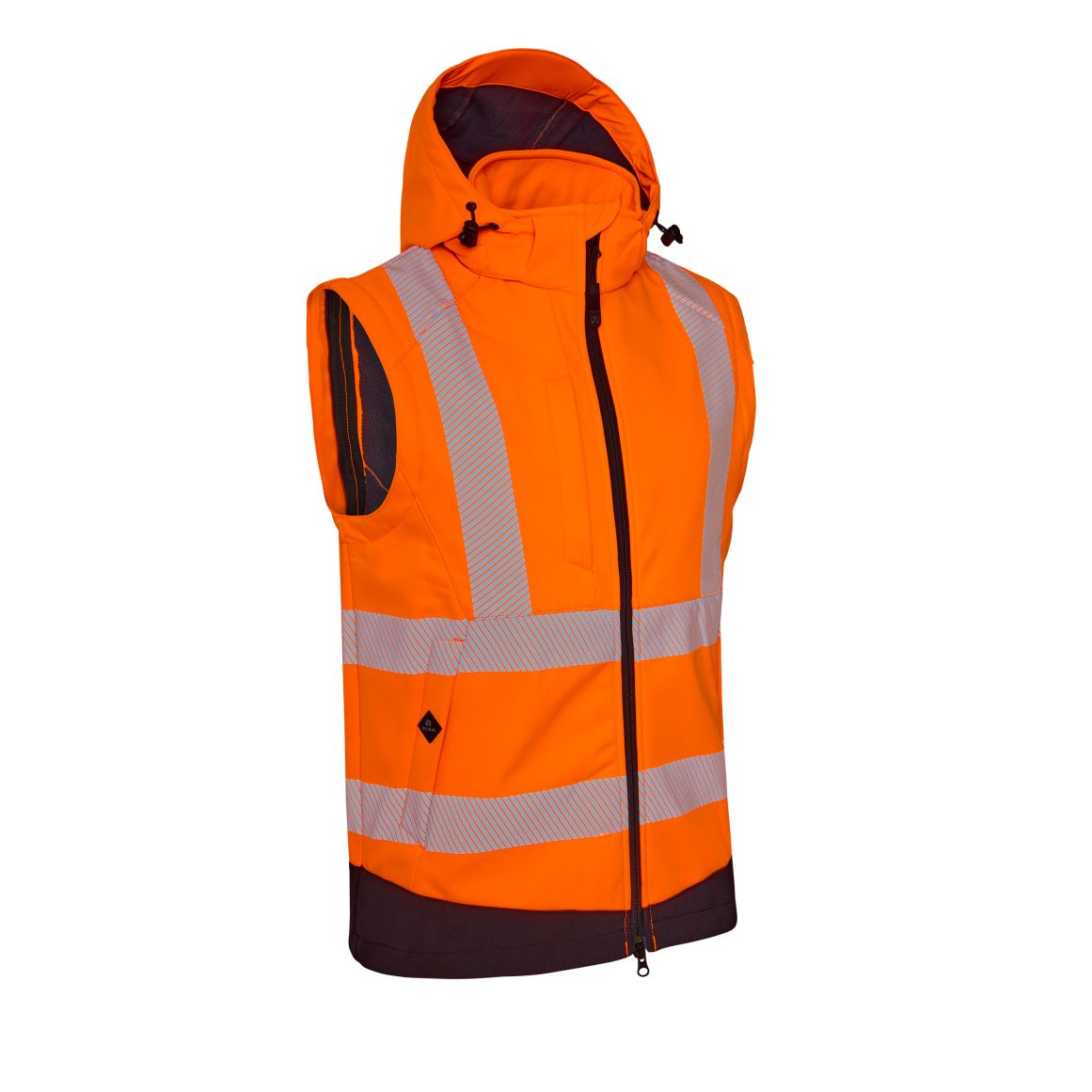 ELKA Visible Xtreme Softshelljacke mit abnehmbaren Ärmeln