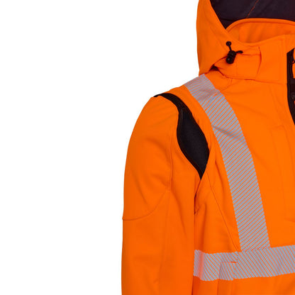 ELKA Visible Xtreme Softshelljacke mit abnehmbaren Ärmeln
