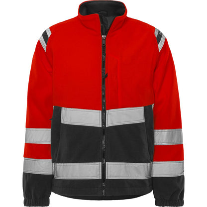 FRISTADS HIGH VIS FLEECEJACKE KL.3 4041 FE