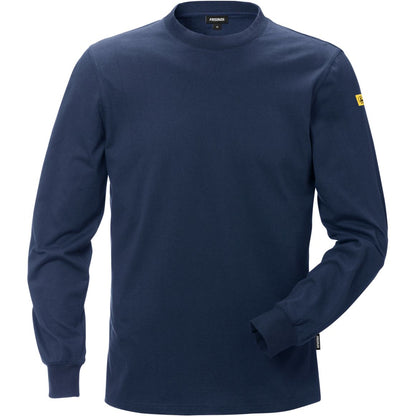 FRISTADS ESD T-SHIRT LANGARM 7082 XTM