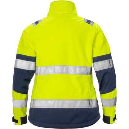 FRISTADS HIGH VIS SOFTSHELL-JACKE DAMEN KL.2 4183 WYH