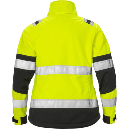 FRISTADS HIGH VIS SOFTSHELL-JACKE DAMEN KL.2 4183 WYH