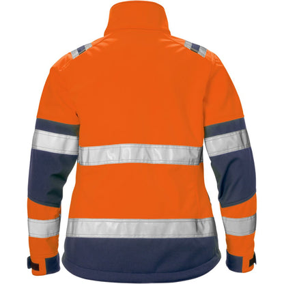 FRISTADS HIGH VIS SOFTSHELL-JACKE DAMEN KL.2 4183 WYH