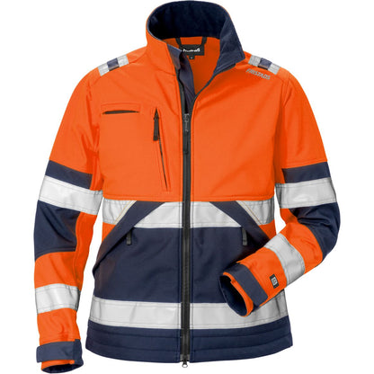 FRISTADS HIGH VIS SOFTSHELL-JACKE DAMEN KL.2 4183 WYH