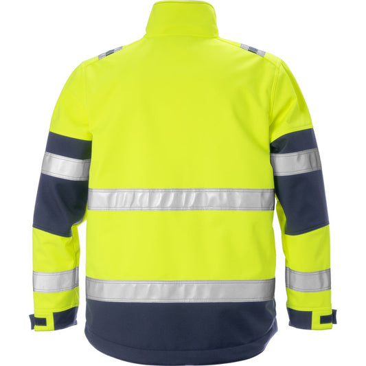 FRISTADS HIGH VIS SOFTSHELL-JACKE KL.2 4083 WYH